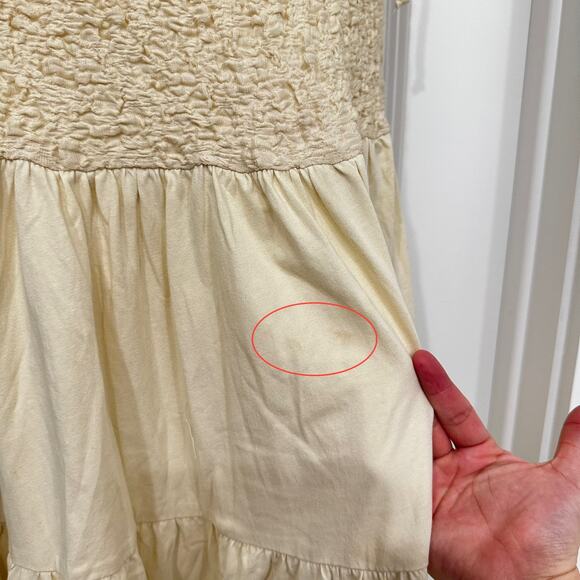 NWT Free People Sterling Maxi Dress in Summer Sand Size Large - Picture 7 of 7